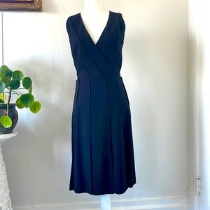 Proenza Schouler black v-neck dress